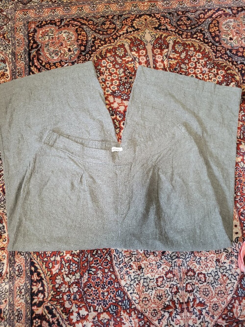 Ella Moss Wide Leg Linen Pants Size XXL